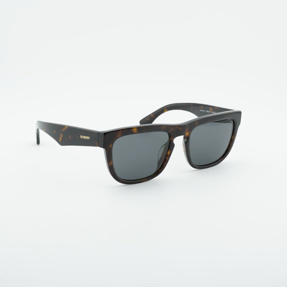 Burberry BE4431U 300287 Sunglasses Havana Square Frame, Grey Lenses